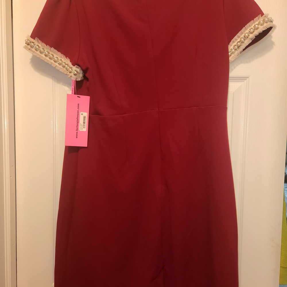 Betsey Johnson Deep Red Dress